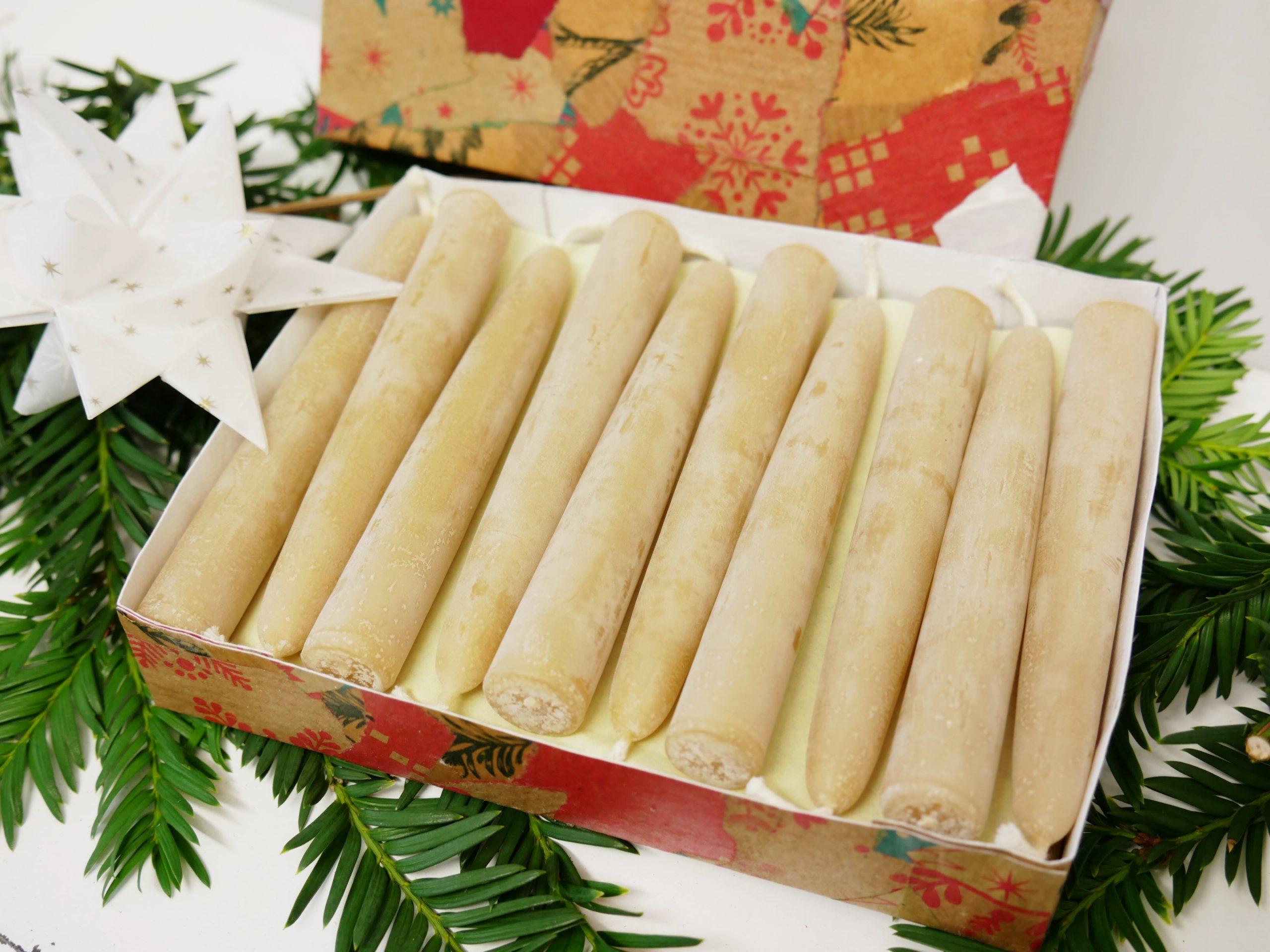 Baumkerzen handgezogen